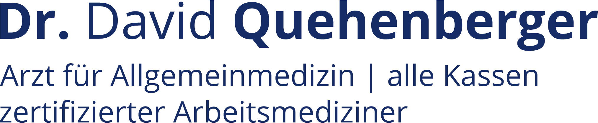 Dr. David Quehenberger